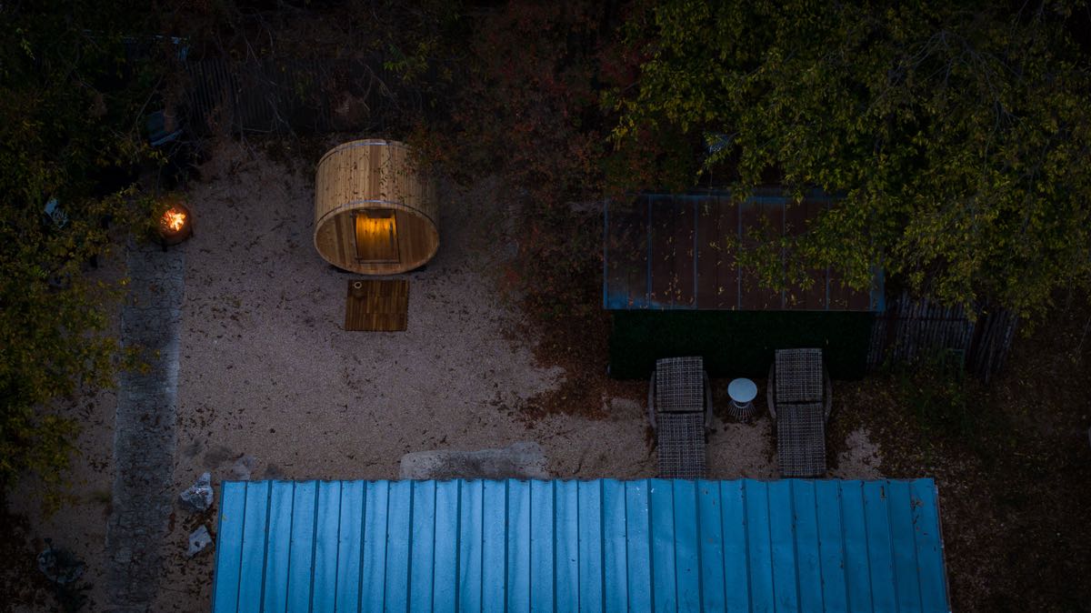 Bliss Backyard Aerial