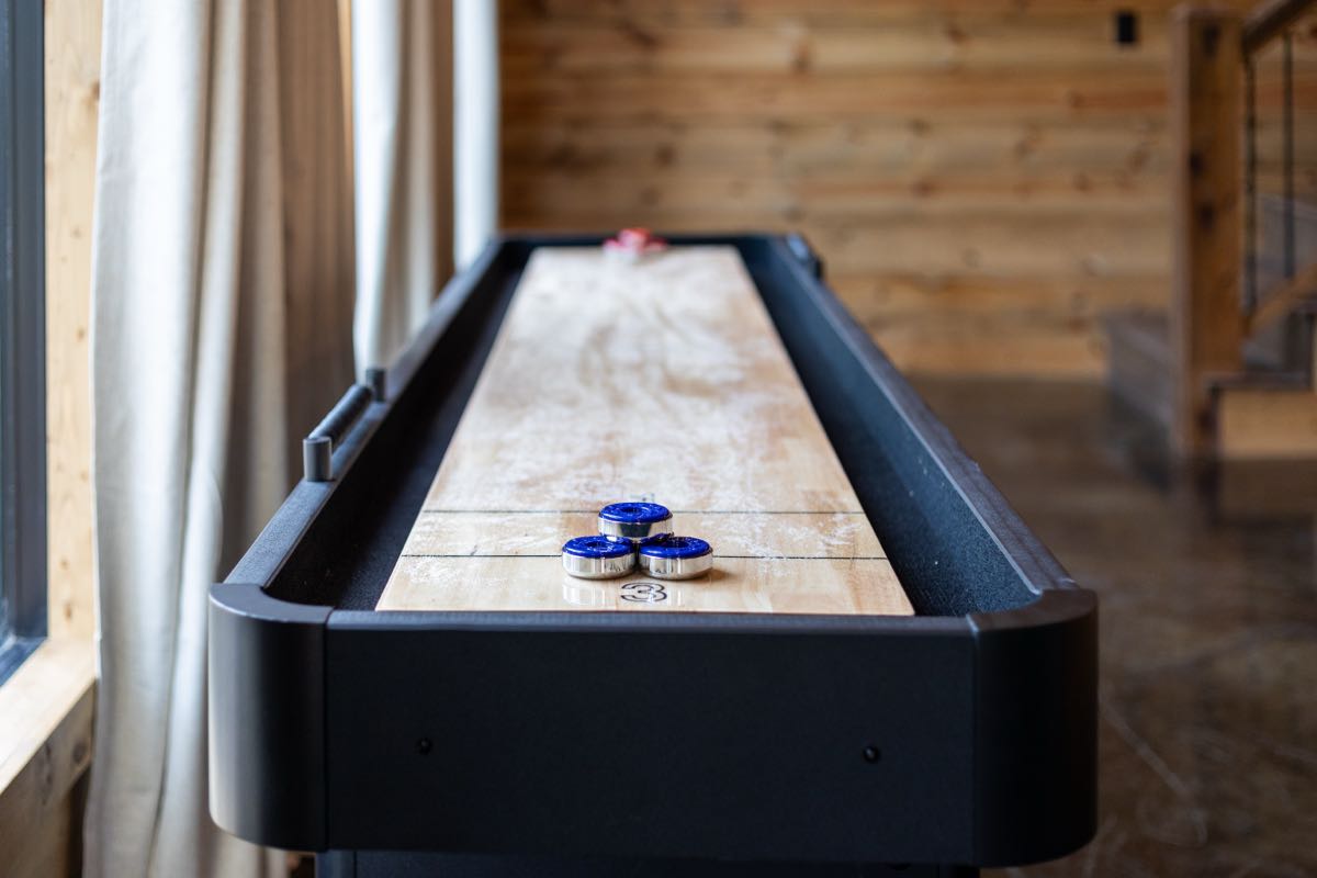 Chocolate Fudge Shuffleboard Detail