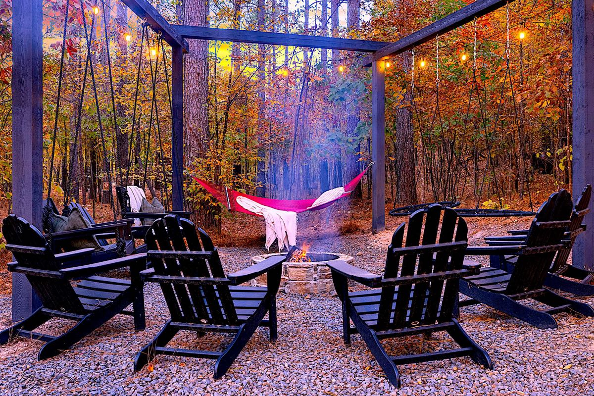 Chocolate Fudge Firepit Hammock
